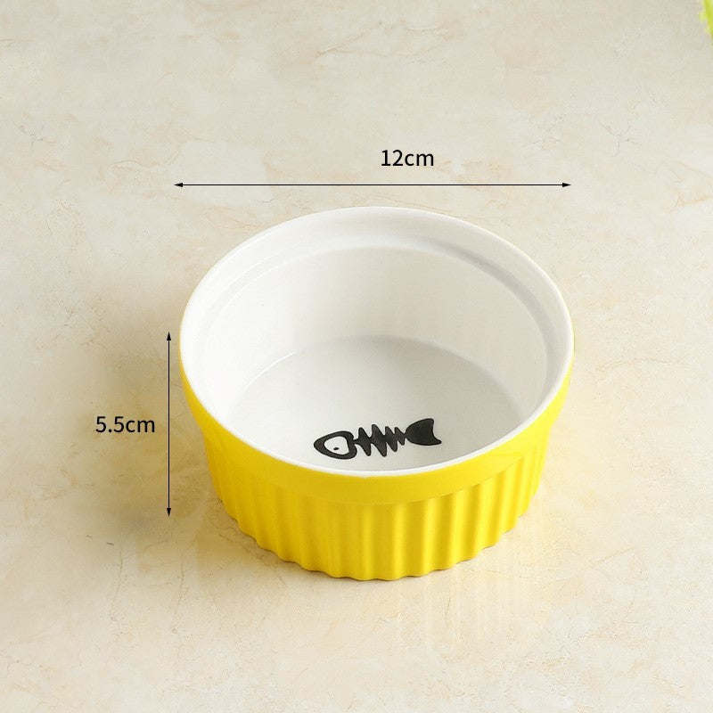 Cervical Spine Cat Food Bowl