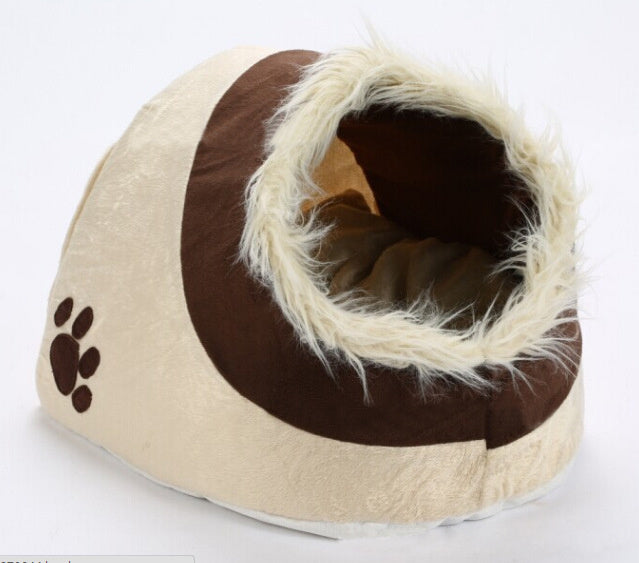 Leopard Print Pet Bed