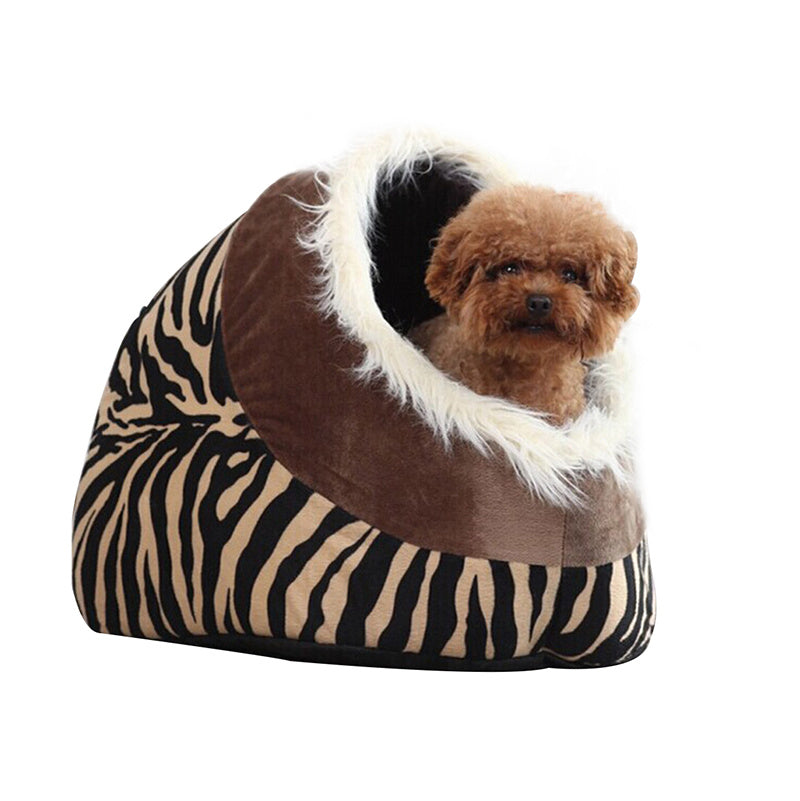 Leopard Print Pet Bed