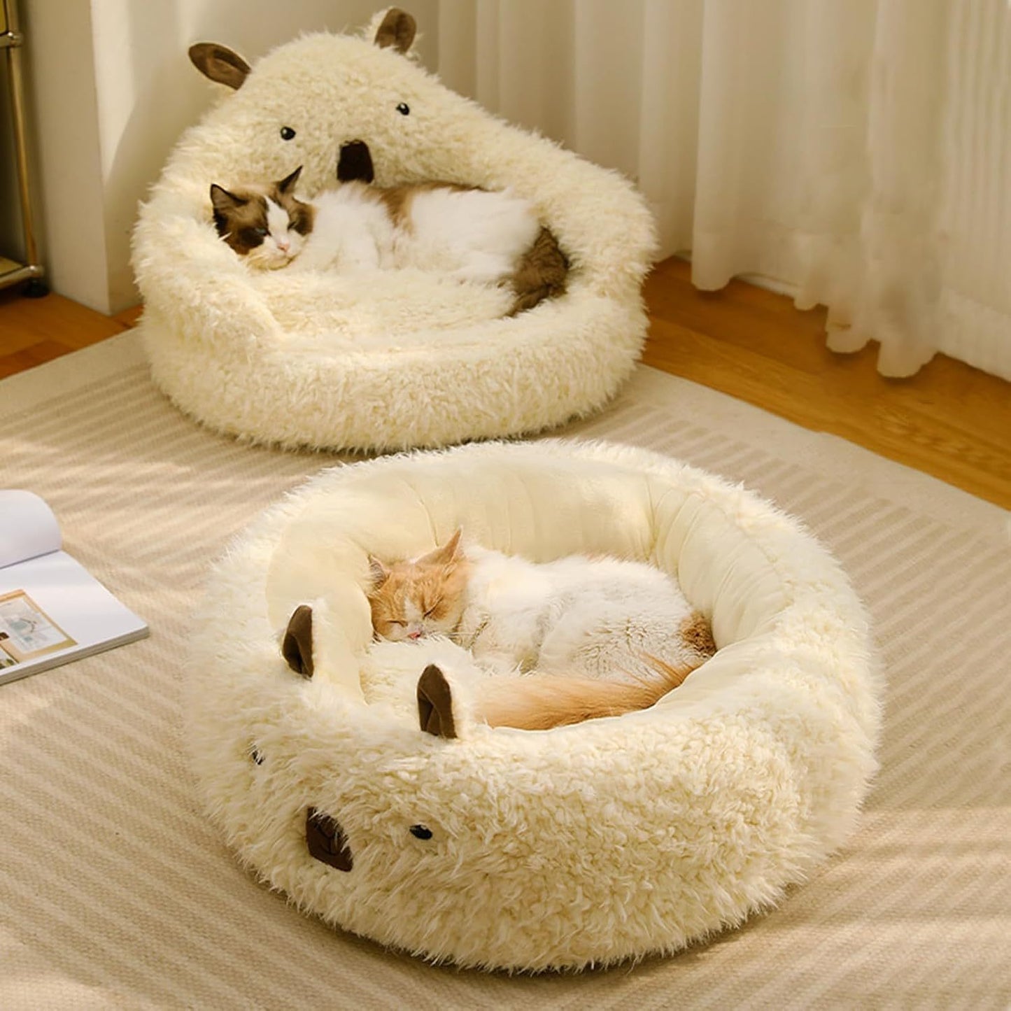 Alpaca Calming Pet Bed