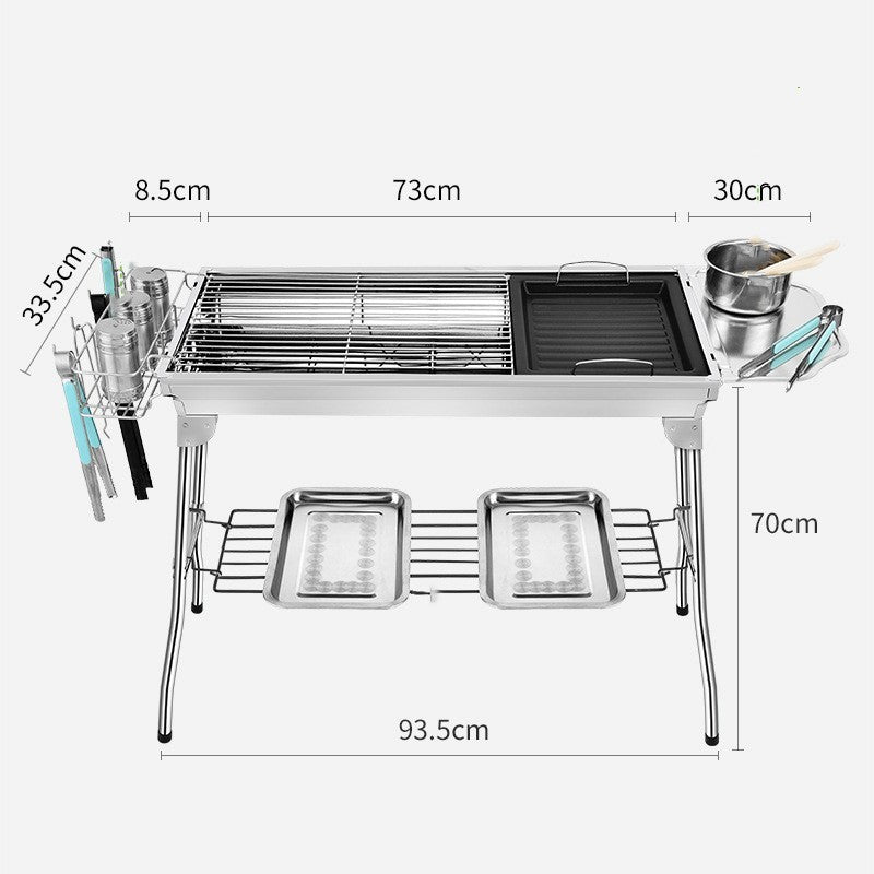 Portable Folding BBQ Grill