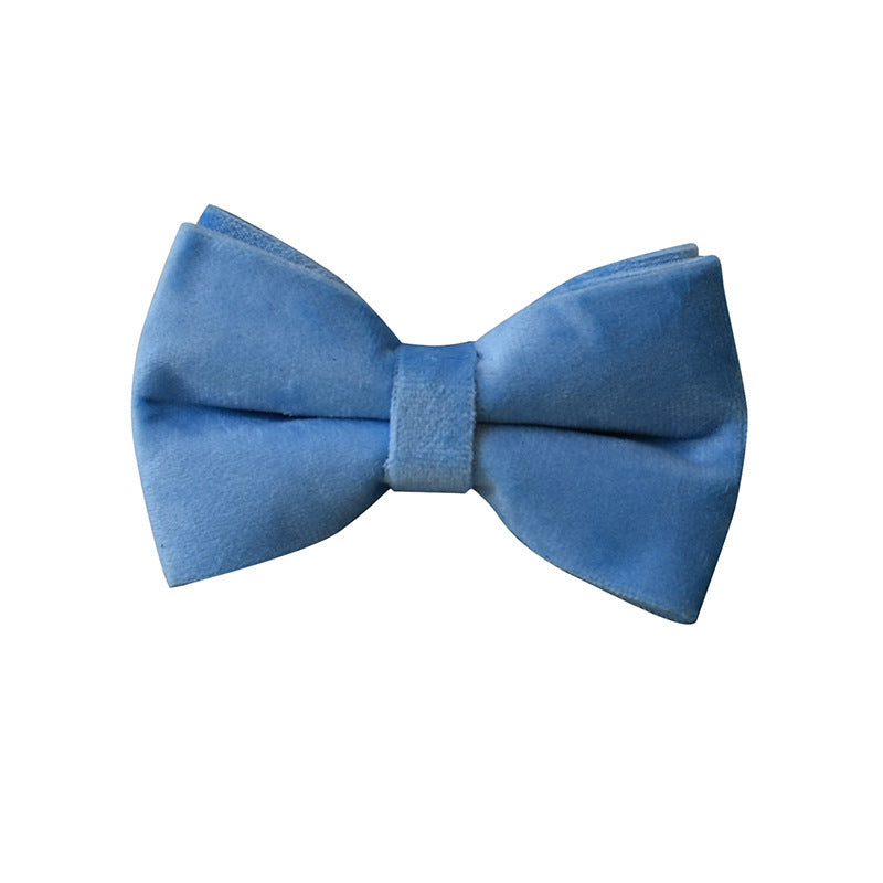 Blue Velvet Dog Collar